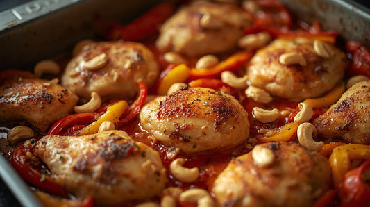 <img src="poulet-roti-asiatique.jpg"       alt="Poulet rôti asiatique au four avec marinade Zeste du Désert">