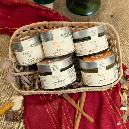 Coffret Table marocaine – tajine, couscous et T'Faya