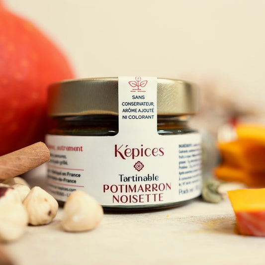 Tartinable Potimarron & Noisette au miel, cannelle et cardamome