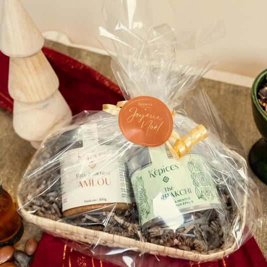 Coffret Petit-déjeuner marocain – Amlou et Thé Marrakchi