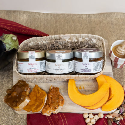 Coffret Apéritif marocain Képices vu du dessus