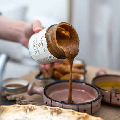 Amlou Képices – Pâte d’Amande à l’Huile d’Argan & Miel d’Oranger