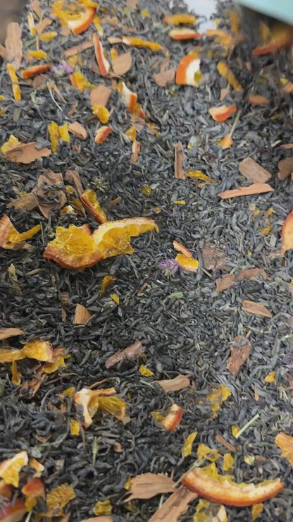 Thé vert marocain menthe cannelle et safran en vrac