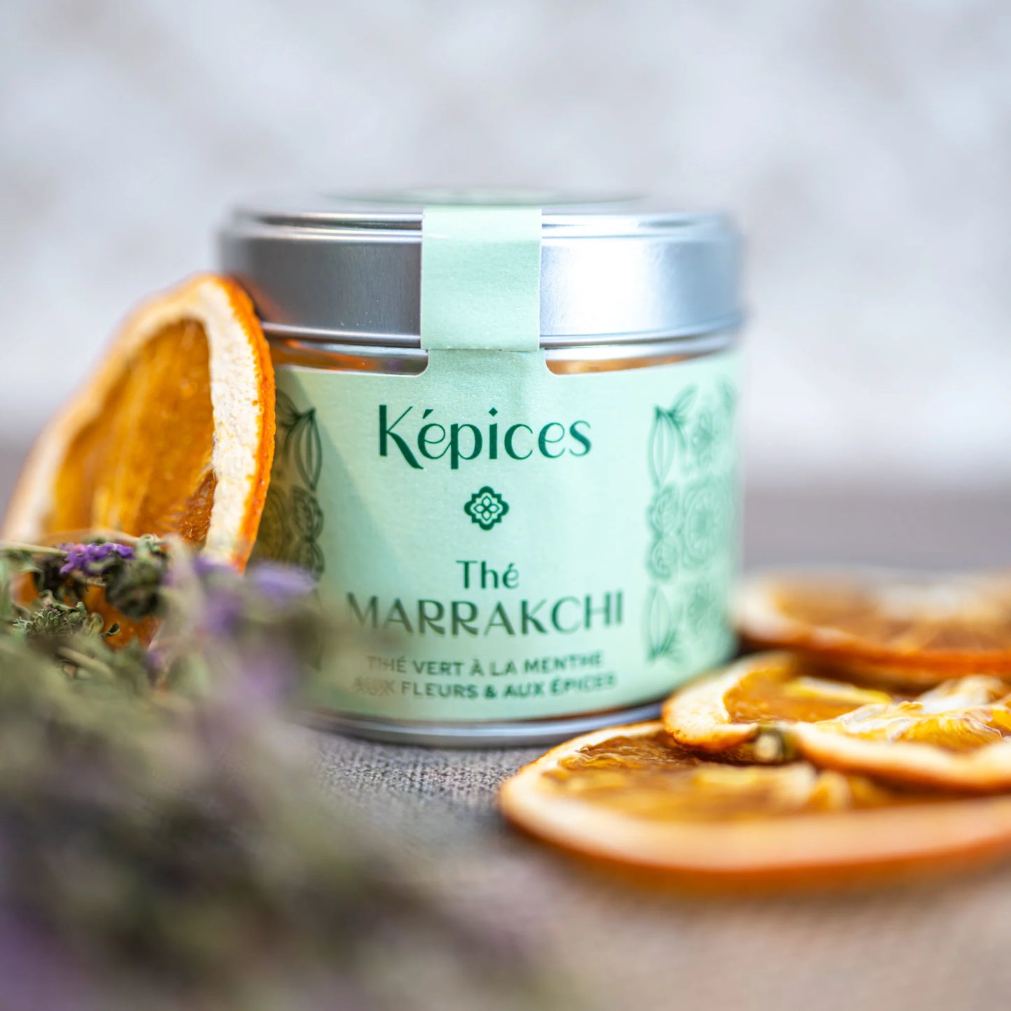 Thé Marrakchi Képices - Thé vert à la menthe aux fleurs et épices