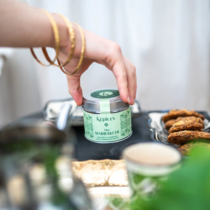 Thé Marrakchi Képices - Thé vert à la menthe aux fleurs et épices